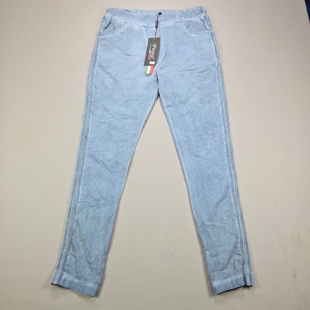 Unbranded Light Blue Pull-On Slim Pants